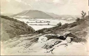 Campo di Planina dalla diga della ferrovia meridionale